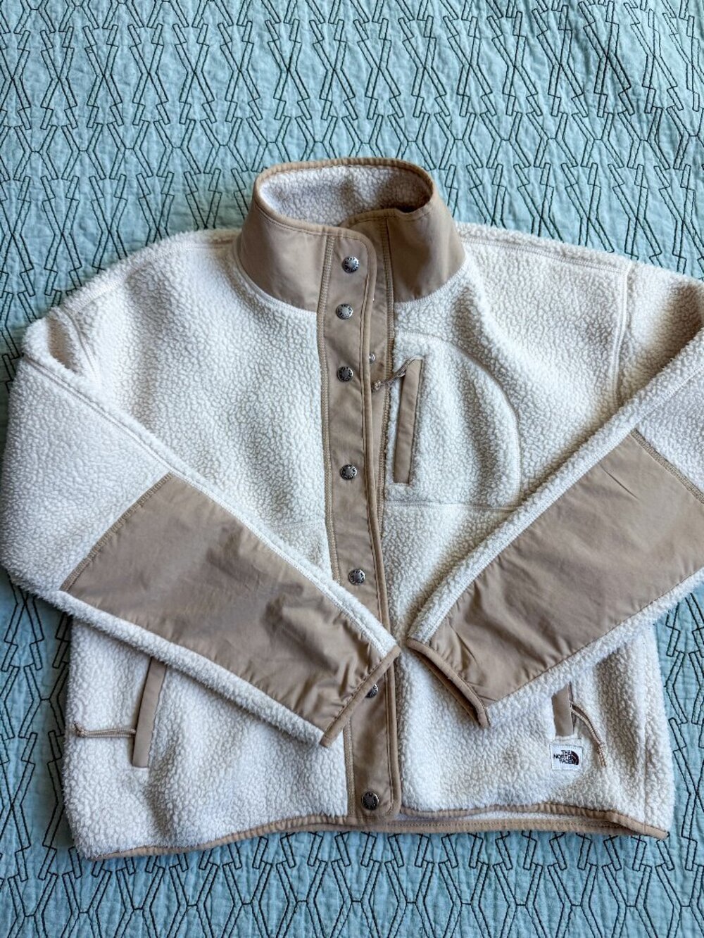 Women's North Face Fleece Cardigan size small